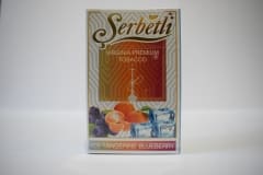Табак для кальяна Serbetli Ice Tangerine Blueberry (Ледяной Мандарин с Черникой), фото 1, цена