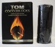 Вугілля для кальяну кокосове Tom Coco Silver 3Blocks 1 кг в картонній коробці, фото  2, ціна