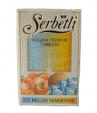 Табак для кальяна Serbetli Ice Melon Tangerine (Ледяная Дыня с Мандарином), фото 1, цена