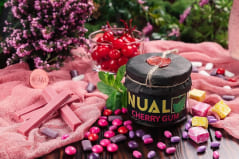 Табак для кальяна Nual Cherry Gum (Вишневая Жвачка) 100 г в полиэтиленовом пакете, фото 1, цена