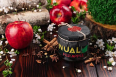 Табак для кальяна Nual Fuji Apple (Яблоко Фуджи) 100 г в полиэтиленовом пакете, фото 1, цена