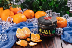 Табак для кальяна Nual Ice Tangerine (Ледяной Мандарин) 200 г в стеклянной банке
