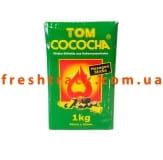 Уголь для кальяна кокосовый Tom Cococha Hexagon 1 кг в картонной упаковке
