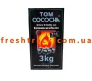 Уголь для кальяна кокосовый Tom Cococha Silver 3 кг в картонной упаковке